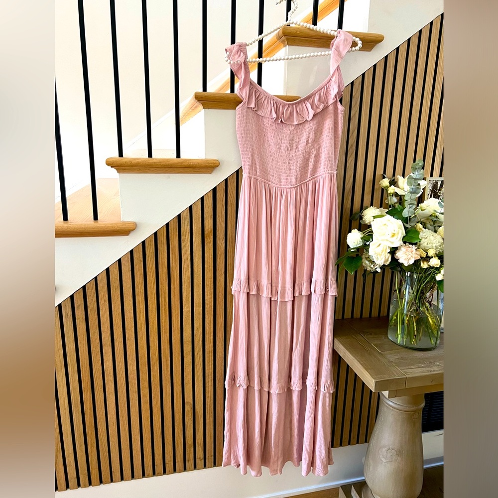 From Altar’d State blush pink summer dress